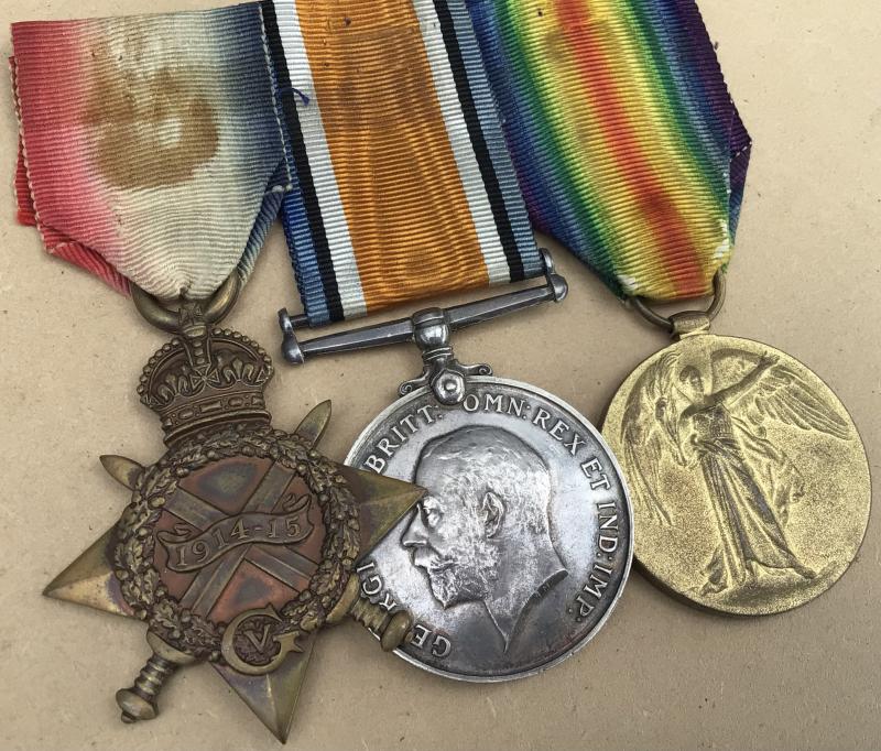 British WW1 Trio - London Regiment ( Served Gallipoli and France)