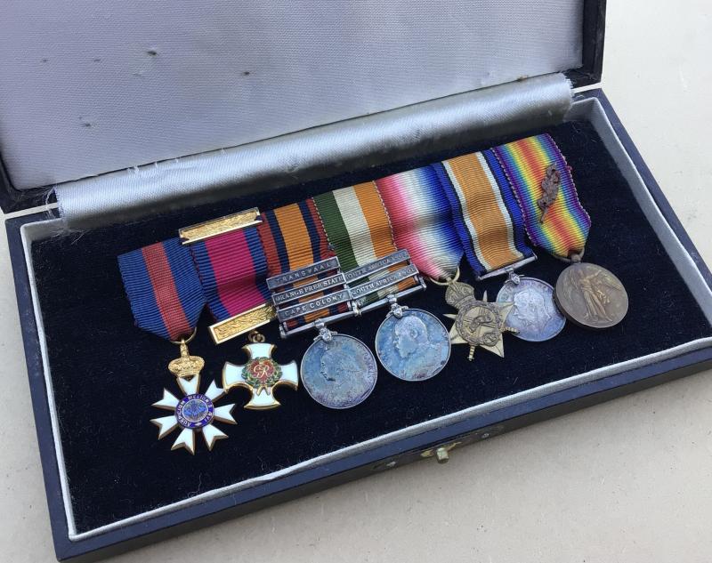 CMG DSO Miniature Boer War -WW1 Group