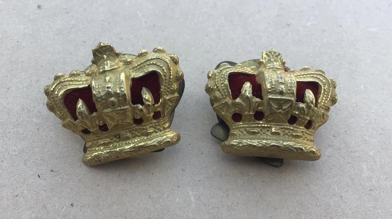 Pre-1902 British QVC Rank Crowns