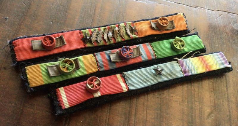 WW1- Inter War French Officers Ribbon Bar