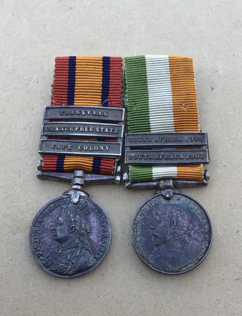 Boer War QSA/ KSA Miniature Medals