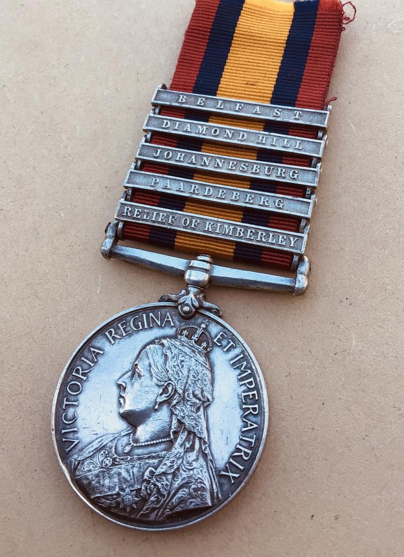 British: Queens South Africa Medal- Yorkshire Regiment
