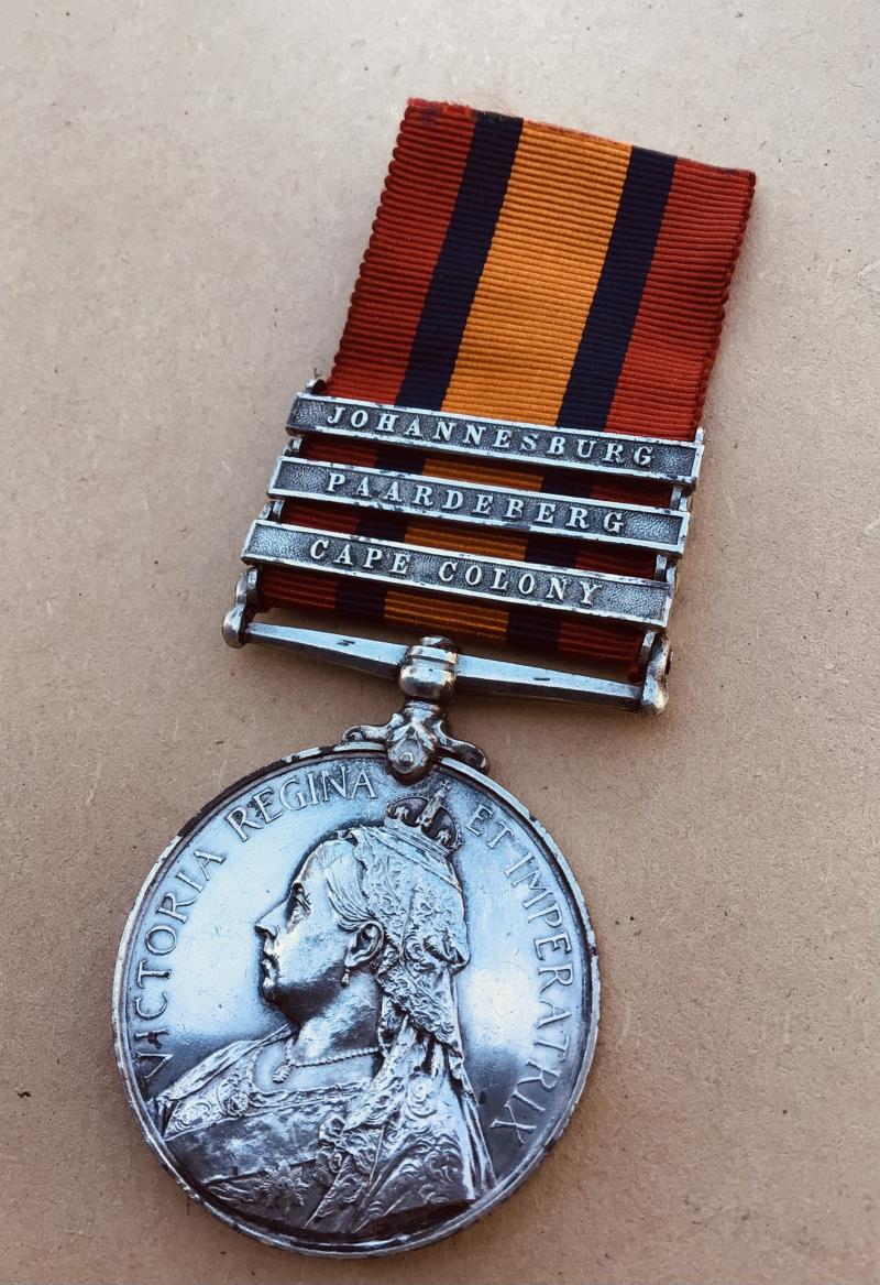 British: Queens South Africa Medal - KOSB