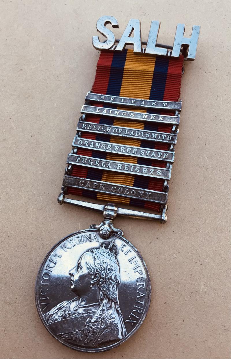 British : Queens South Africa Medal South African Light Horse