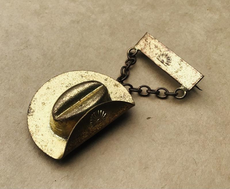 Australia WW2 “Slouch Hat” Sweetheart Brooch