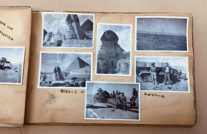 Australia WW2 Original Photo Album- Adventures in the Desert, Battle of El Alamein