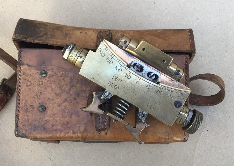 WW2 British Clinometer For Vickers .303in HMG MKIV Dated 1942