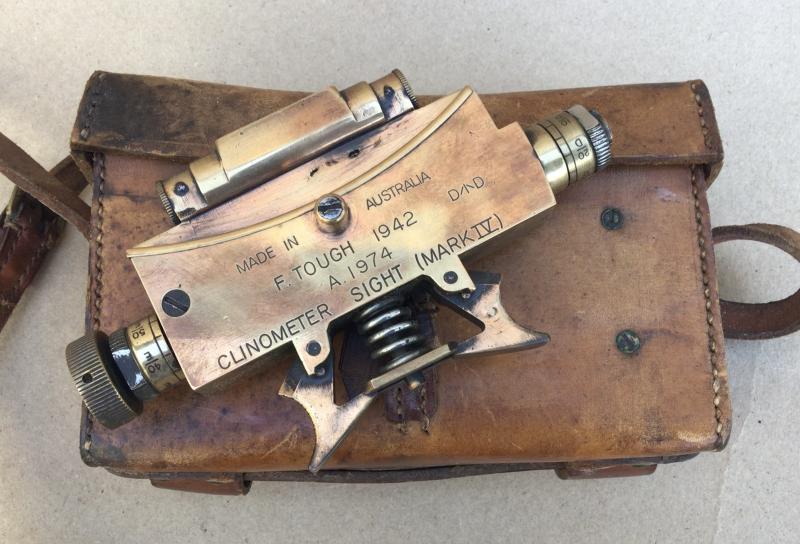 WW2 British Clinometer For Vickers .303in HMG MKIV Dated 1942