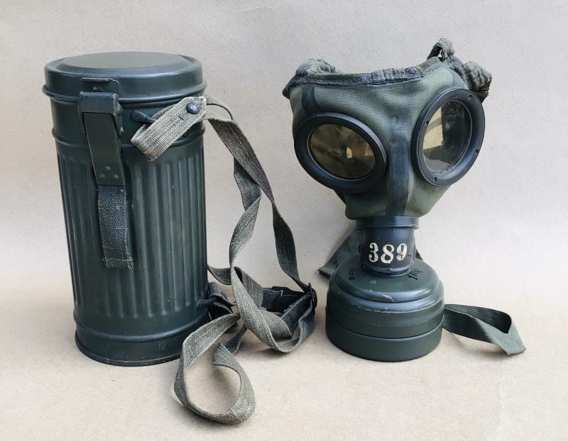 German WW2 Wehrmacht M30 Service Gas Mask