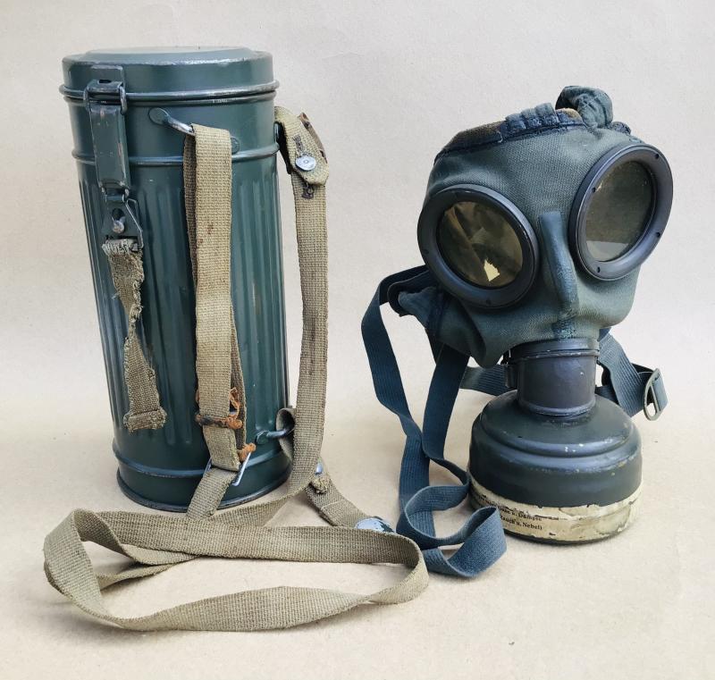 German WW2 Wehrmacht M30 Service Gas Mask