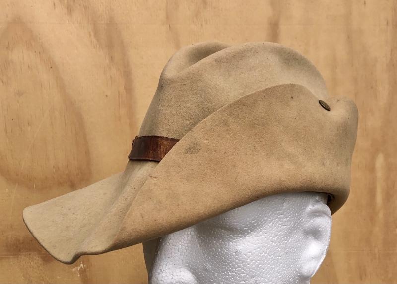 Rare British Boer War Army Slouch Hat