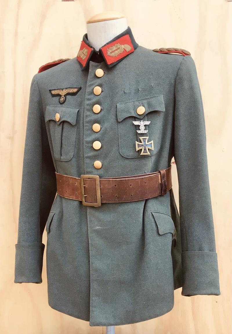 German WW2 Army General's Field Grey Service Tunic.