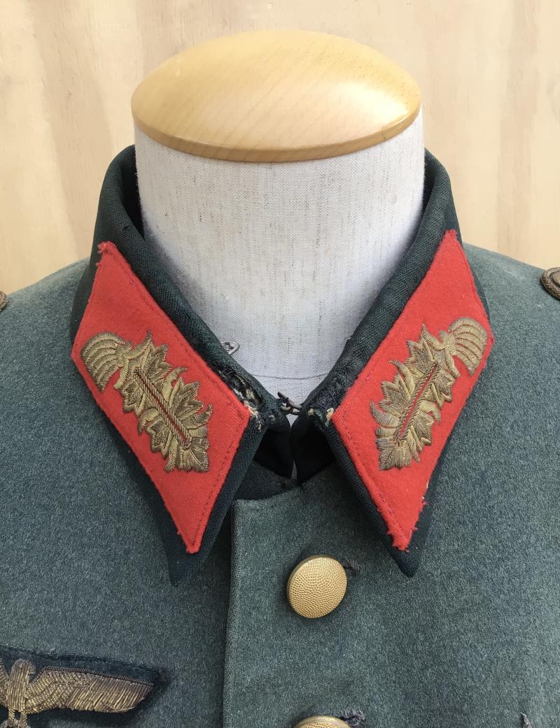 German WW2 Army General's Field Grey Service Tunic.