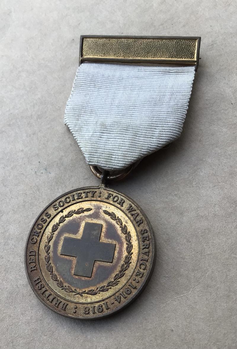 WW1 British Red Cross Society War Service Medal