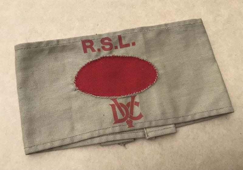 Australia WW2 VDC Arm Brassard