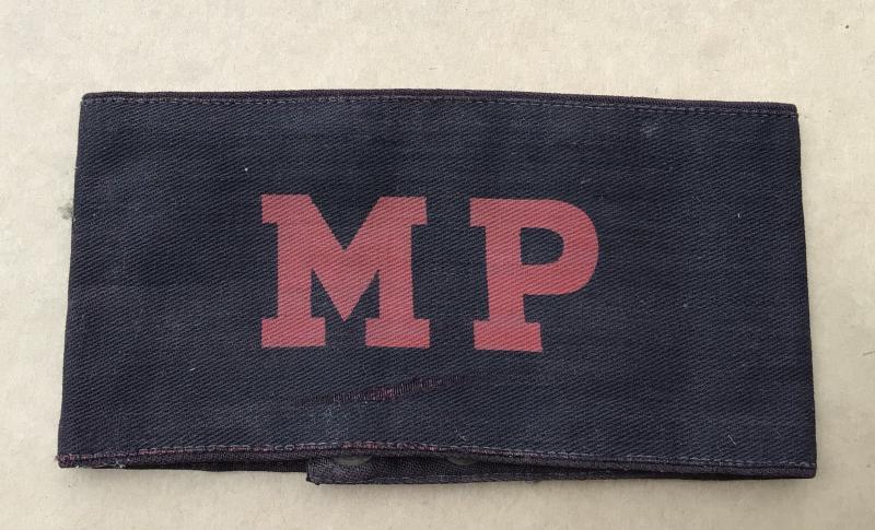 British WW2 Corps of Military Police Duty Brassard