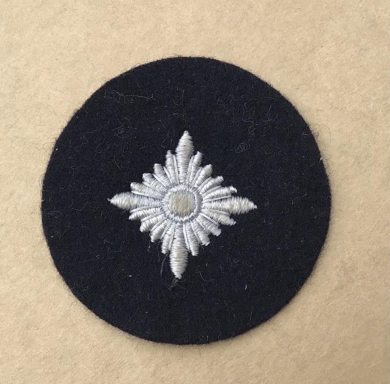 German WW2 Wafer SS or Army Panzer Rank Patch