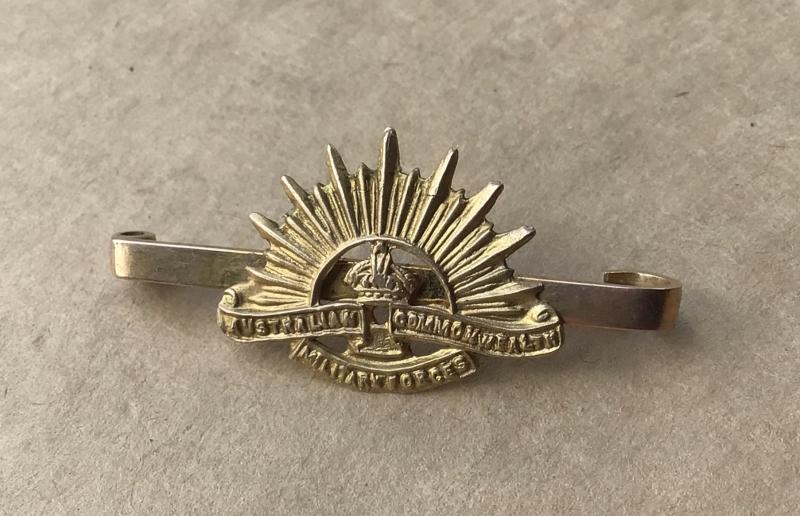 Australia WW1-2 9ct Gold Rising Sun Sweetheart Brooch