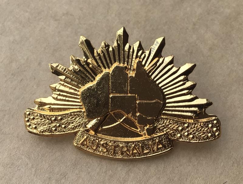 Commercial Rising Sun Collar Badge