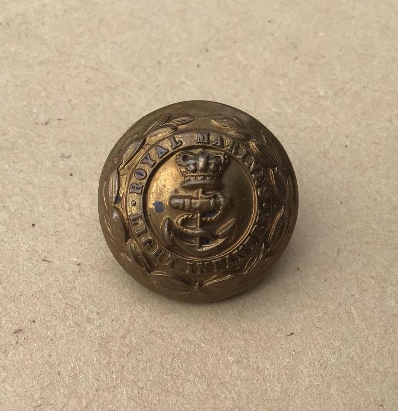British Royal Marines Pre 1902 QVC Button