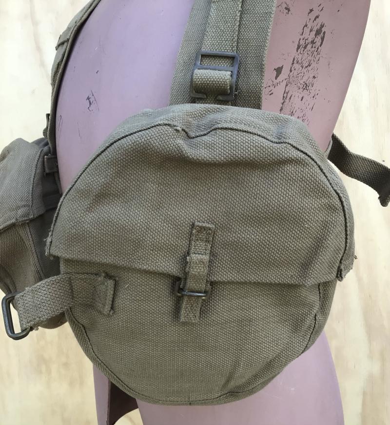 British WW2 Lewis Gun or Thompson SMG Webbing Equipment Set