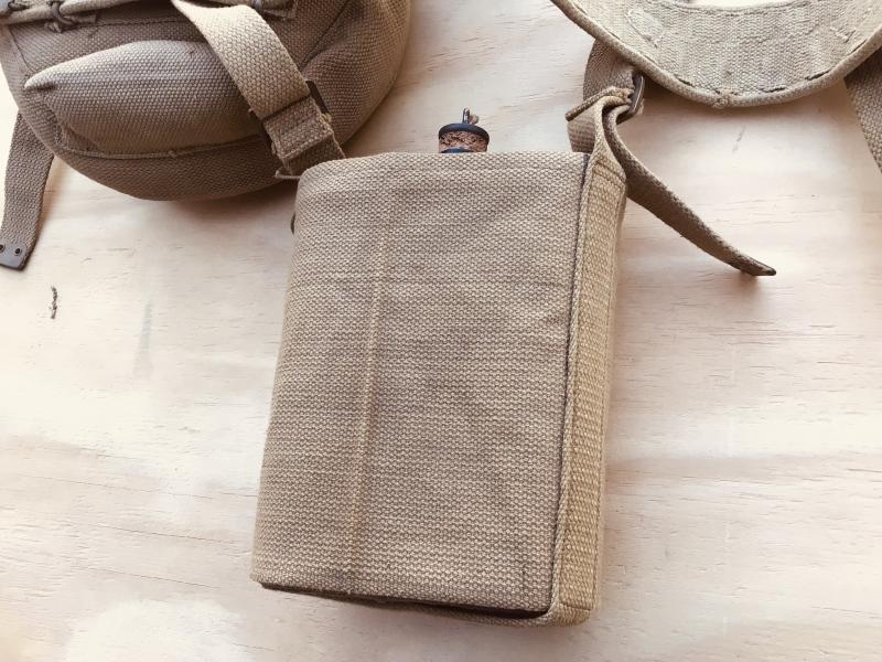 British WW2 Lewis Gun or Thompson SMG Webbing Equipment Set