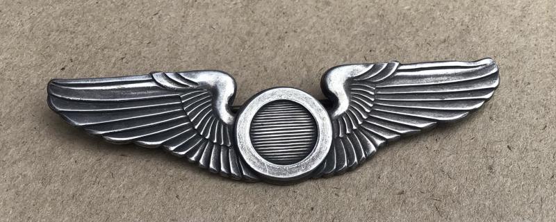 US WW2 Australian Made USAAF  Sterling Silver Observers Wings