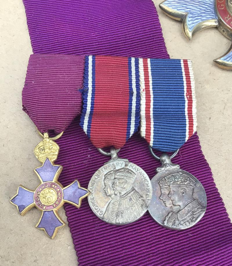 British: An unattributed Civil CBE and Coronation Group