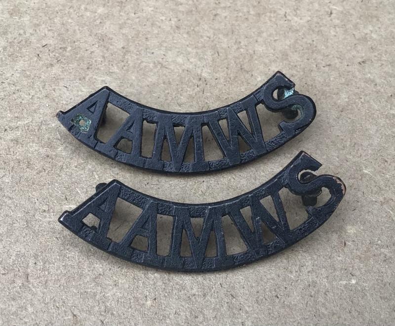 WW2 Shoulder Titles Australian Army Medical Women's Service