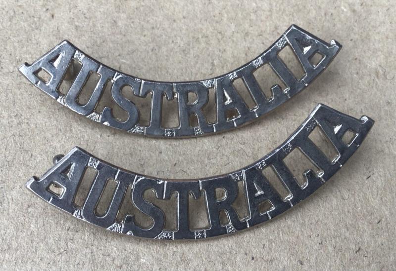 Australia 1960’s-70’s Nationality Shoulder Titles.
