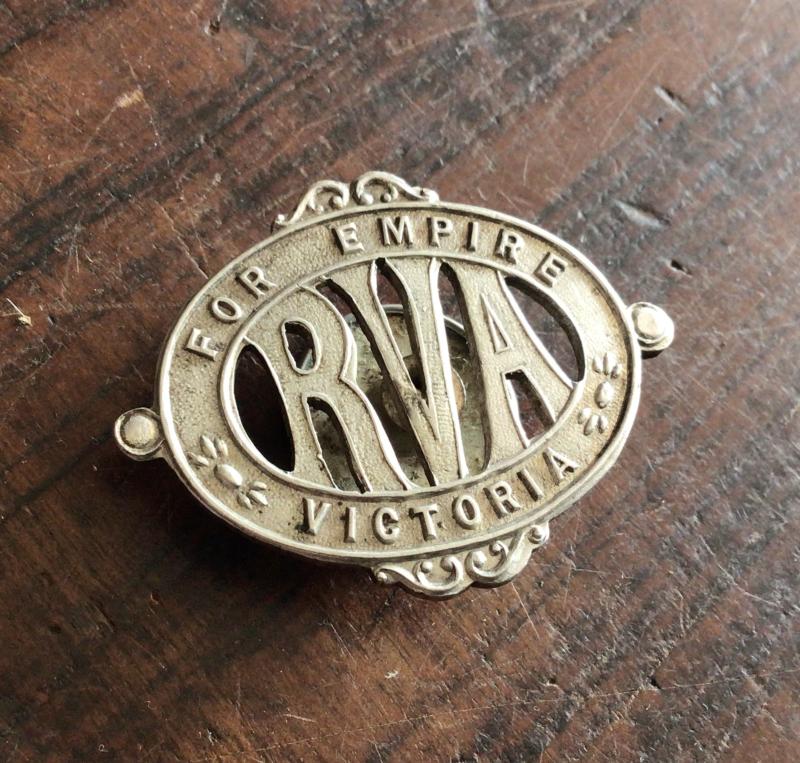 Rejected Volunteers Association Membership Badge – Victoria