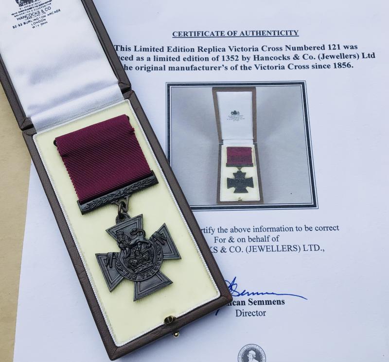 Official Hancocks Replica Victoria Cross (Hancocks No.1352).