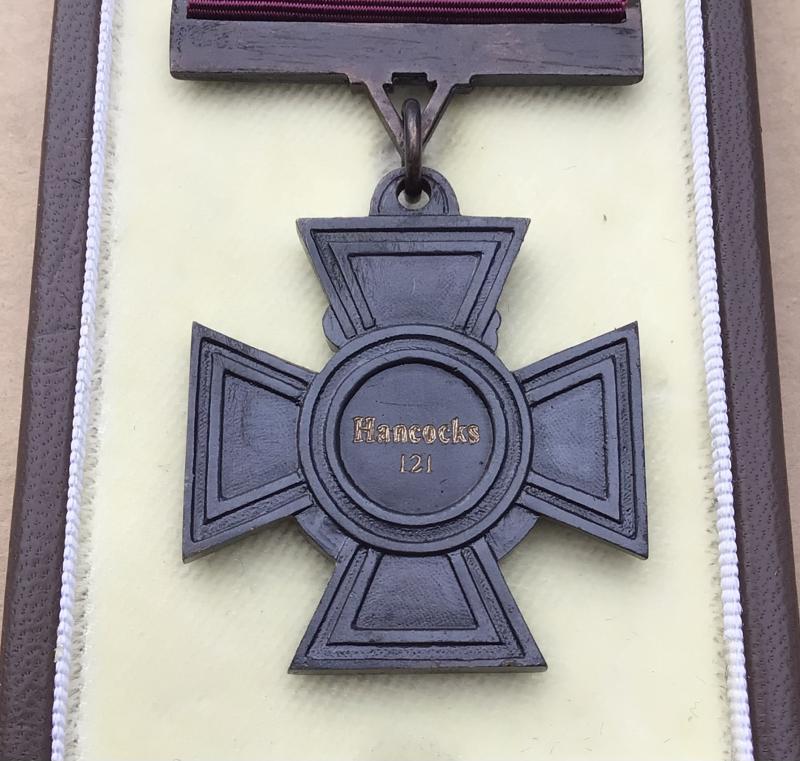 Official Hancocks Replica Victoria Cross (Hancocks No.1352).