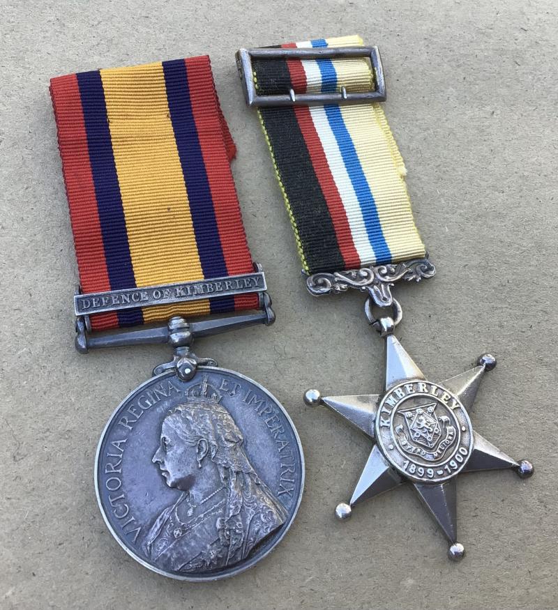 British Boer War Defence Of Kimberly Pair