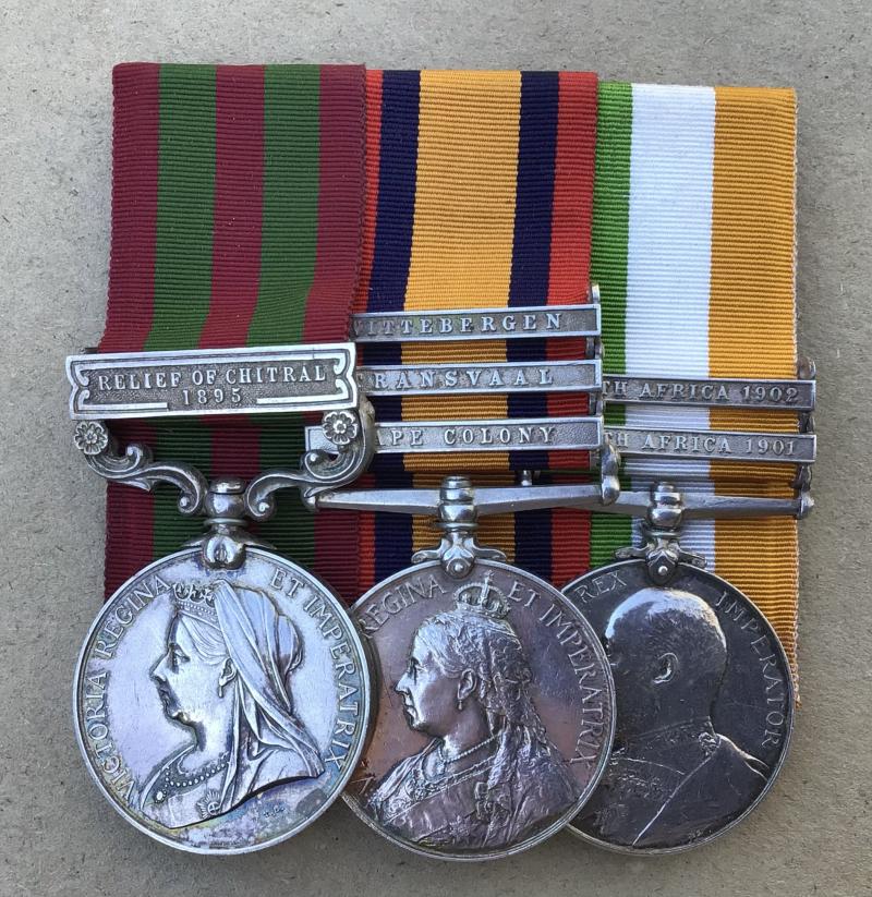 British Seaforth Highlanders India- Boer War Group of Three