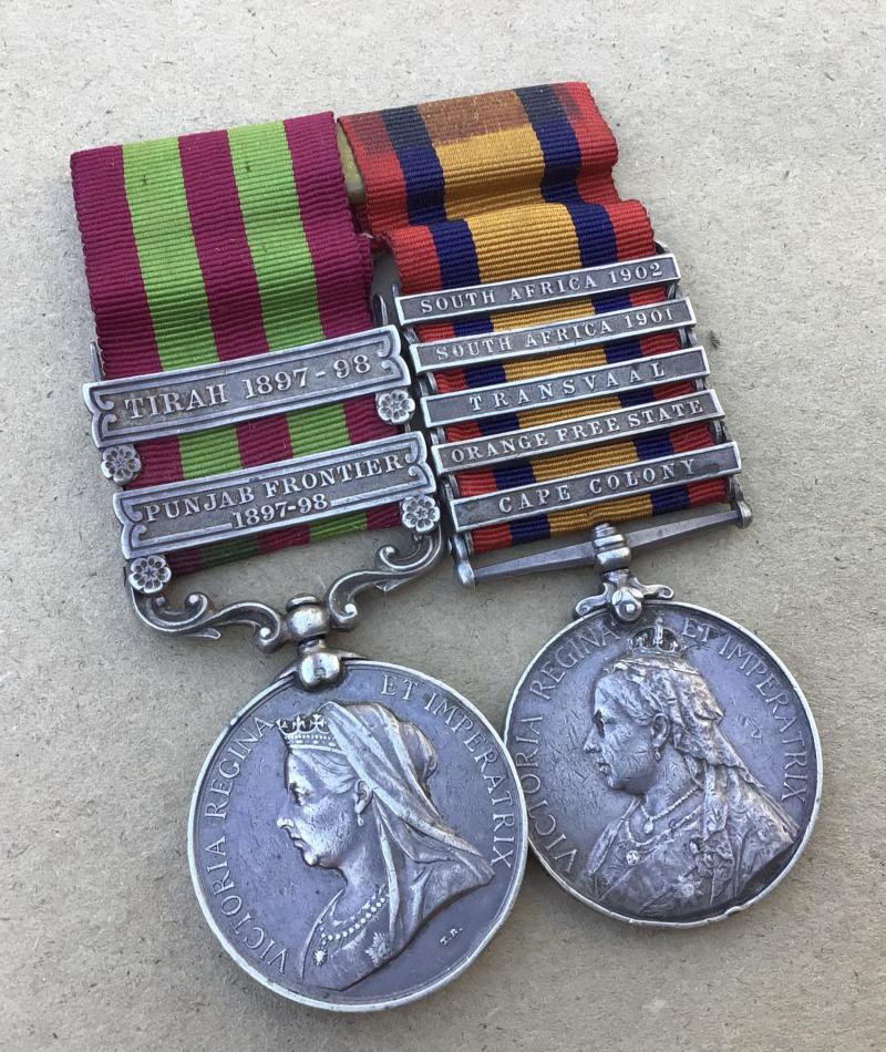 British India and South Africa Oxford Light Infantry Pair