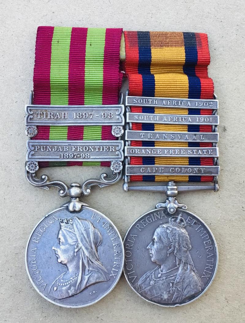 British India and South Africa Oxford Light Infantry Pair