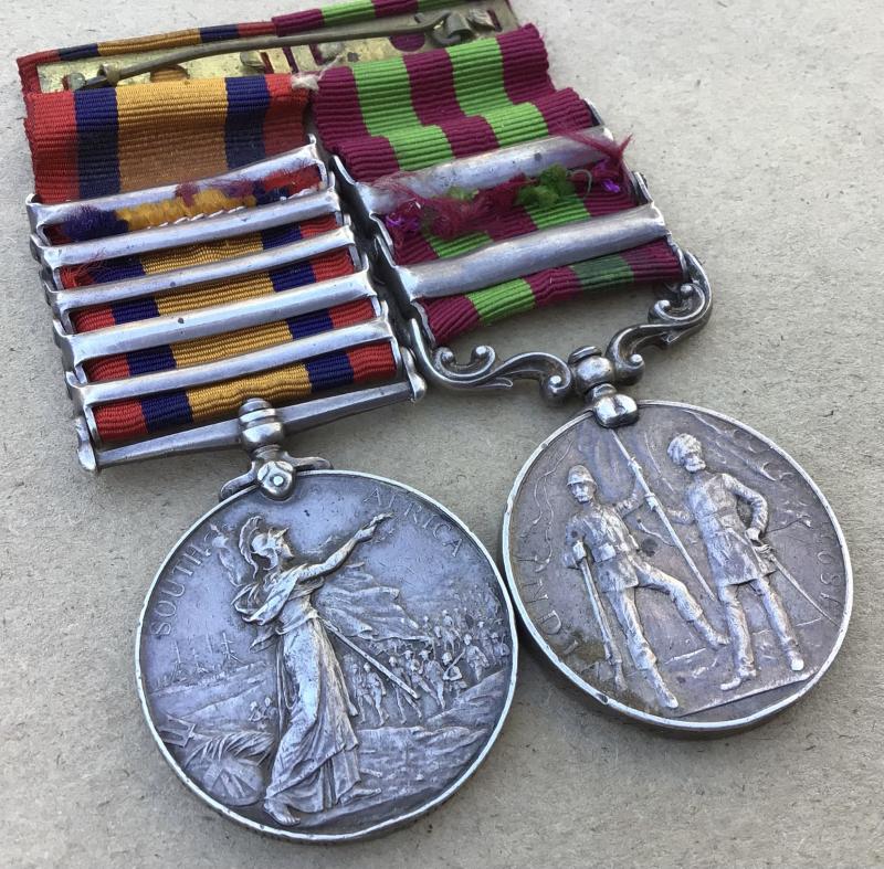 British India and South Africa Oxford Light Infantry Pair