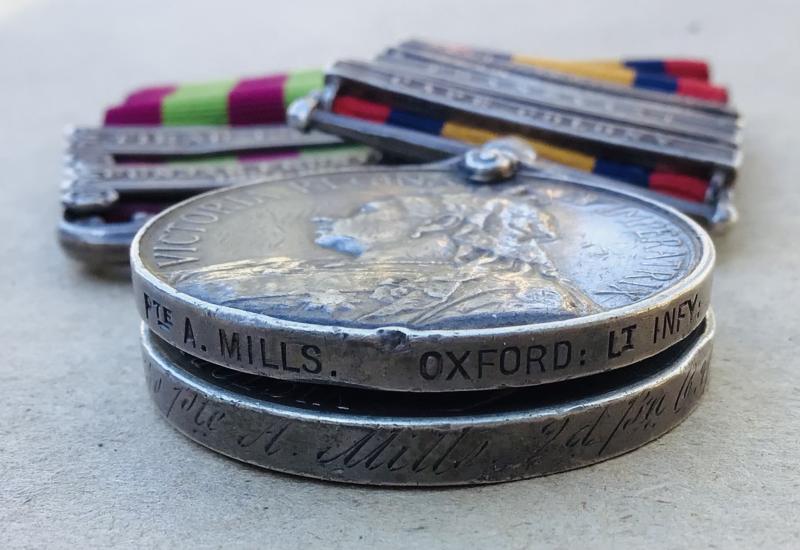 British India and South Africa Oxford Light Infantry Pair