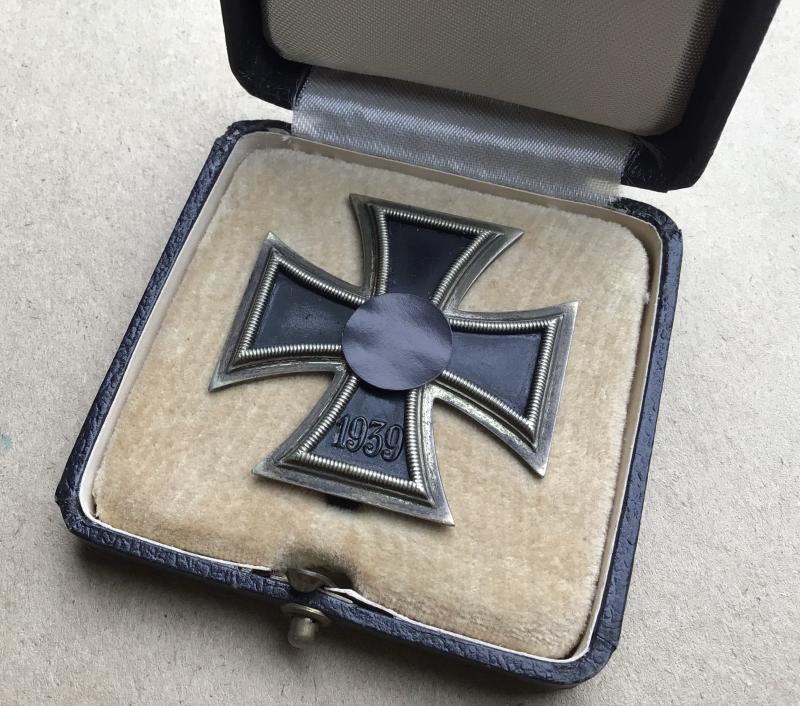 Germany WW2 Cased 1939 Iron Cross 1st Class by Deumer
