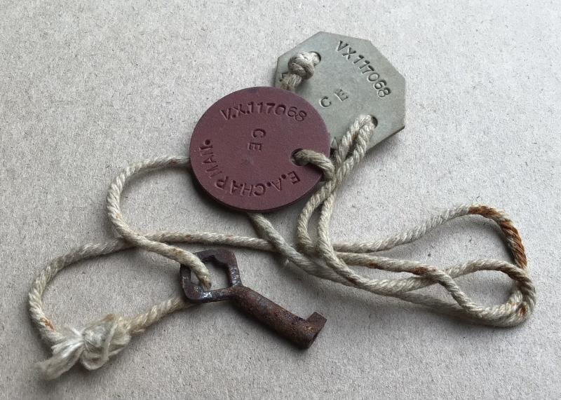 Australia WW2 P.O.W Camp Ruthworth Officers Identity Discs