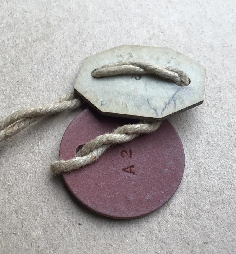 Australia WW2 P.O.W Camp Ruthworth Officers Identity Discs