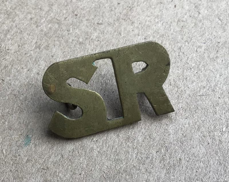 Scottish Rifles Boer War  Period Shoulder Title