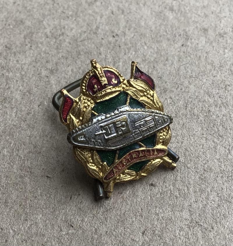 c.1948-53 Royal Australian Armoured Corps Lapel Badge