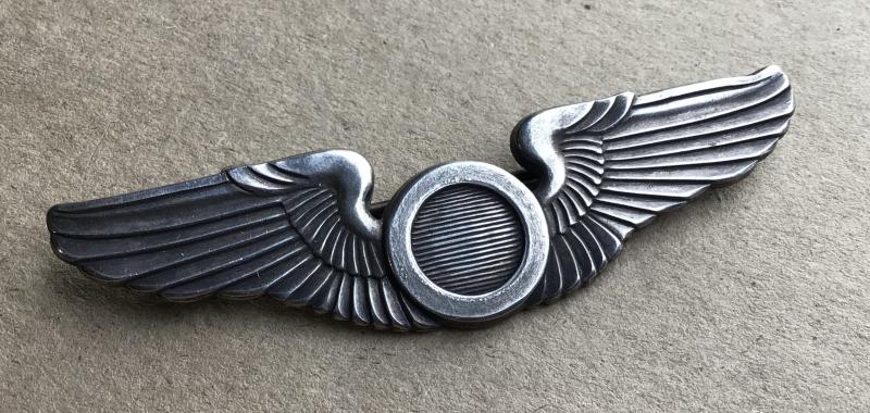 US WW2 Australian Made Sterling Silver USAAF Observers Wings
