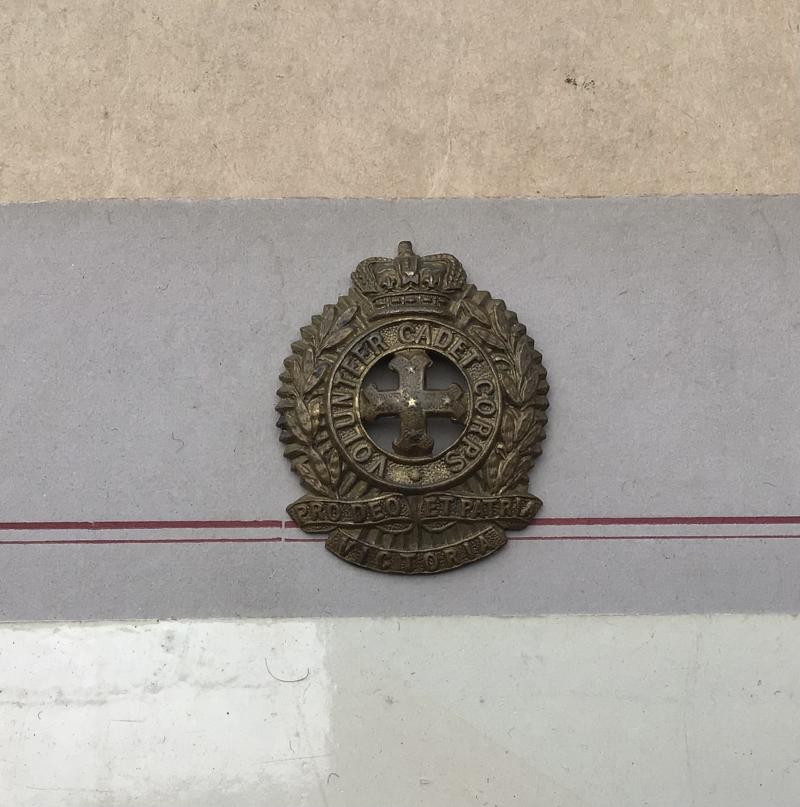 Australia: Pre Federation Photograph - Victorian Volunteer Cadet Cross