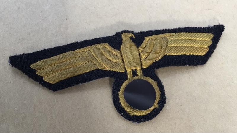 German WW2 Kreigsmarine Officers Breast Eagle