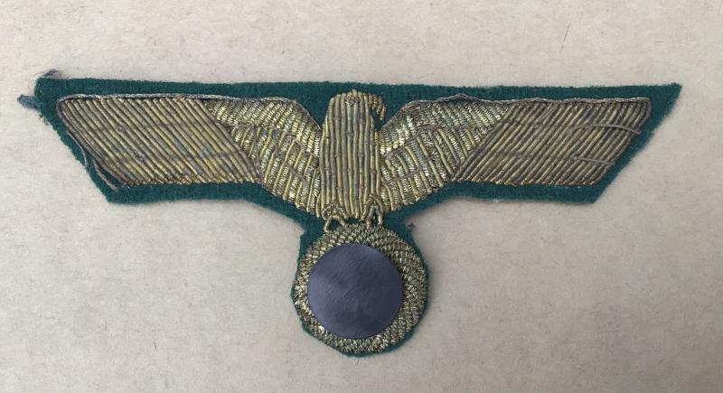German WW2 Kreigsmarine Coastal Artillery Officers Breast Eagle.