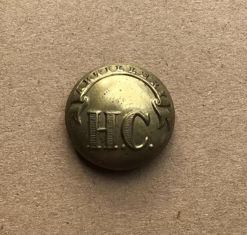 British Hyderabad Contingent Artillery Button