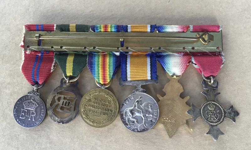 Australia WW1 Attributed Mounted Miniature OBE Group - 1st Light Horse Regt.